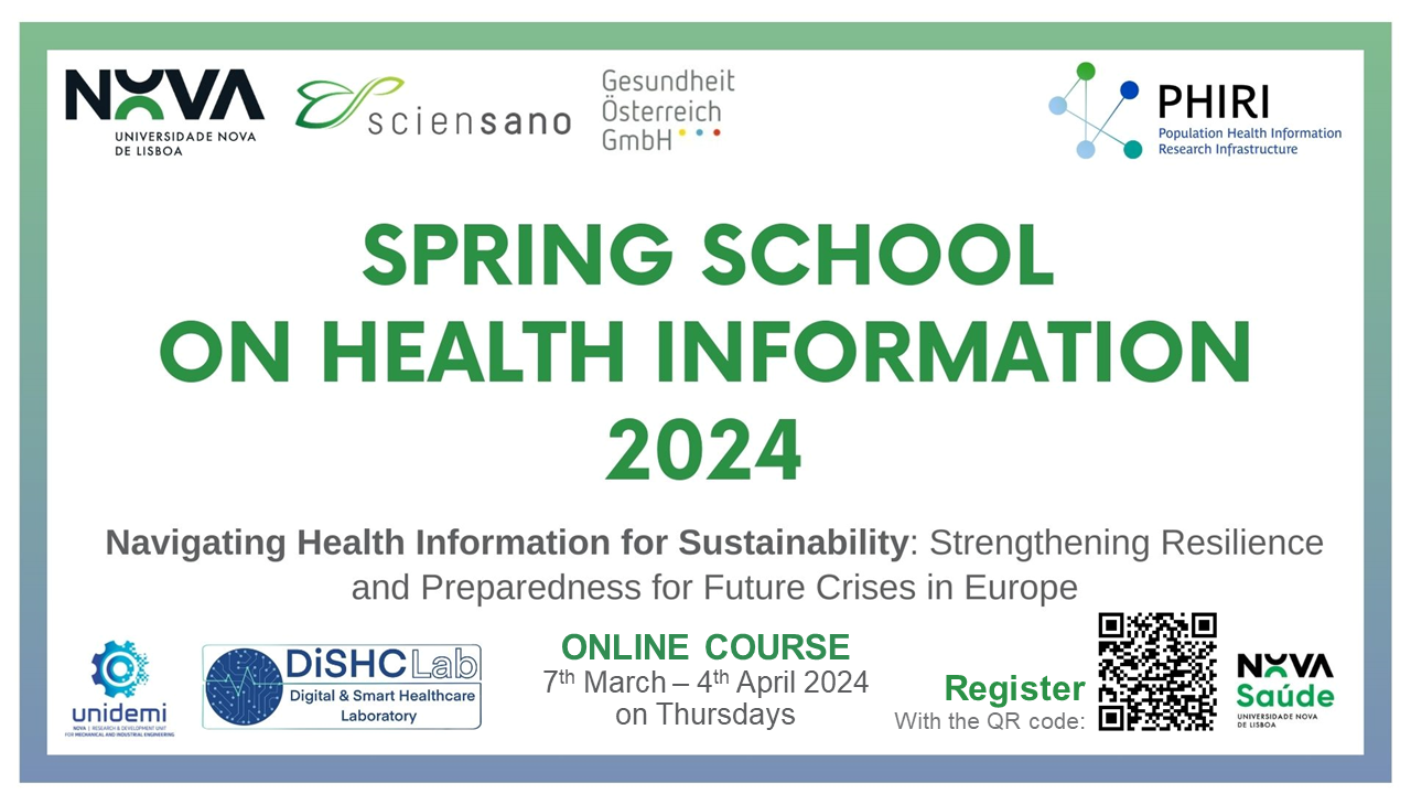 Spring school on health information 2024
